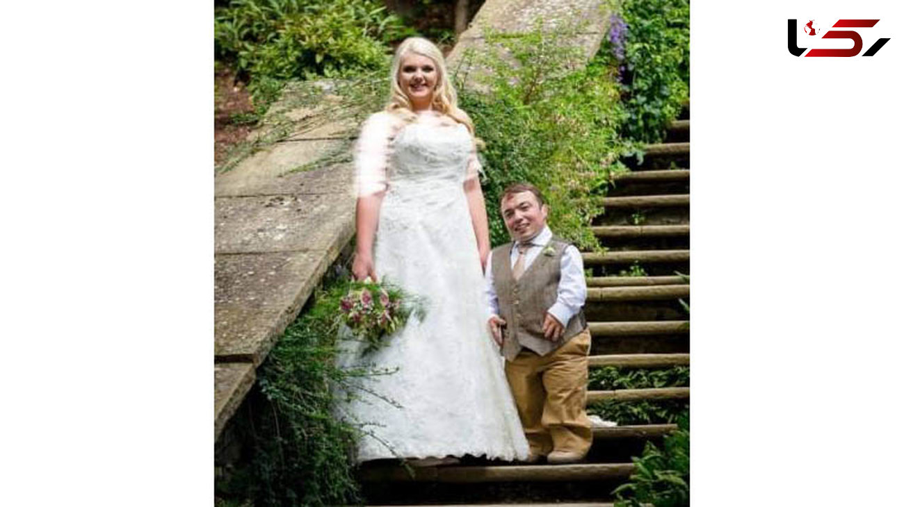  کوتوله ترین عضو شورای شهر با زنی قد بلند و زیبا ازدواج کرد+عکس