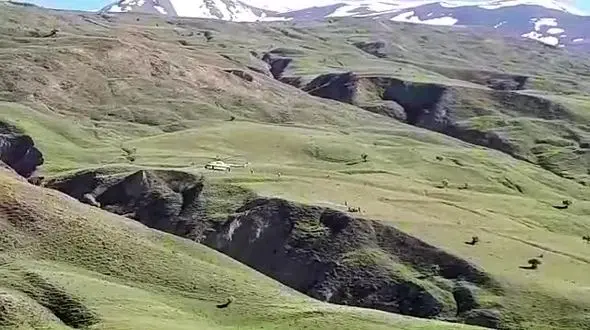 فیلم وحشتناک سقوط یک پاراگلایدرسوار در ارتفاعات مرند