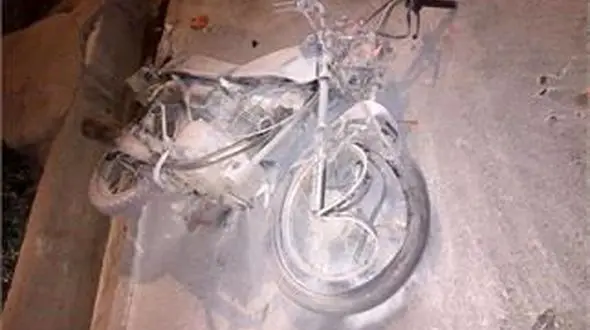 تصادف موتورسوار با عابرپیاده در تایلند+فیلم