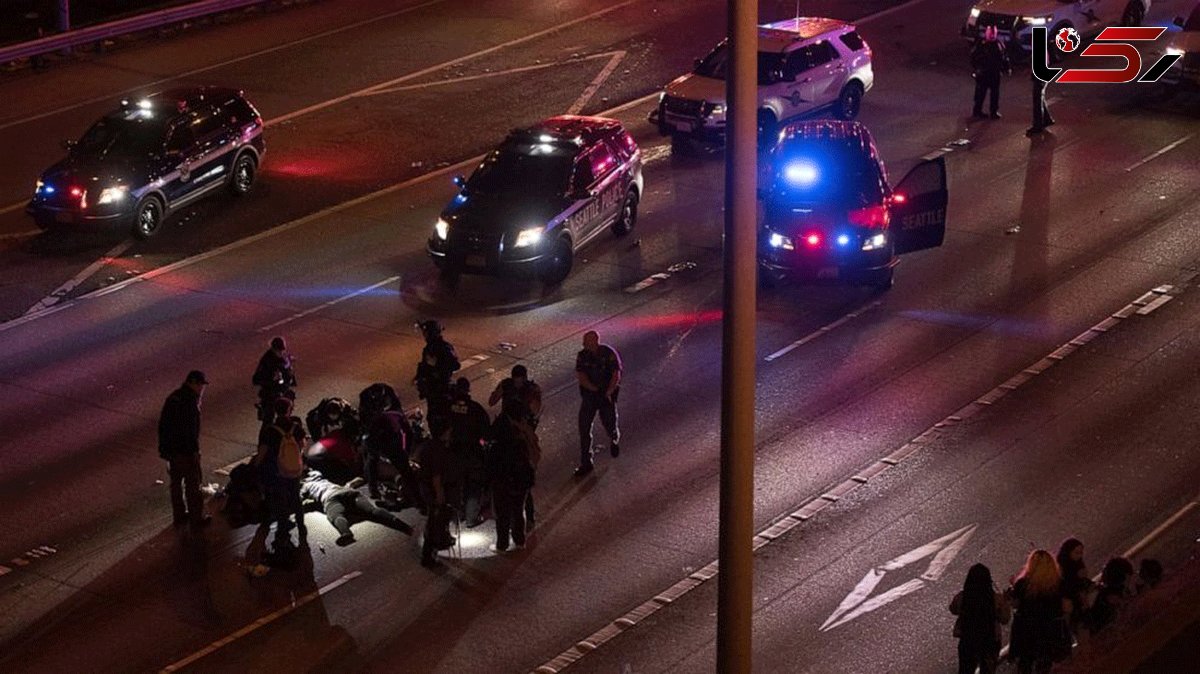 US police car runs over pedestrians in Seattle (+VIDEO)