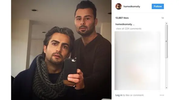 گریم متفاوت حامد کمیلی+ عکس 