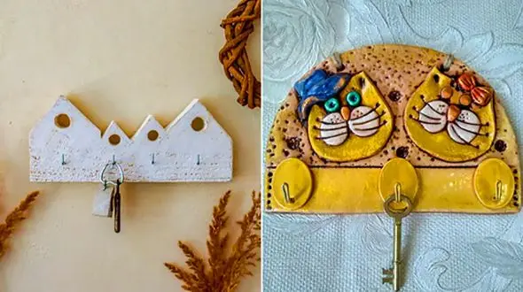 15 مدل خلاقانه جاکلیدی دیواری برای یک ورودی زیبا و مرتب