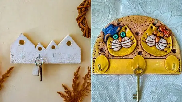 15 مدل خلاقانه جاکلیدی دیواری برای یک ورودی زیبا و مرتب