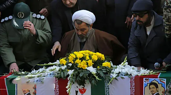 تشییع پیکر شهدای سقوط هواپیمای اوکراینی در سبزوار + عکس