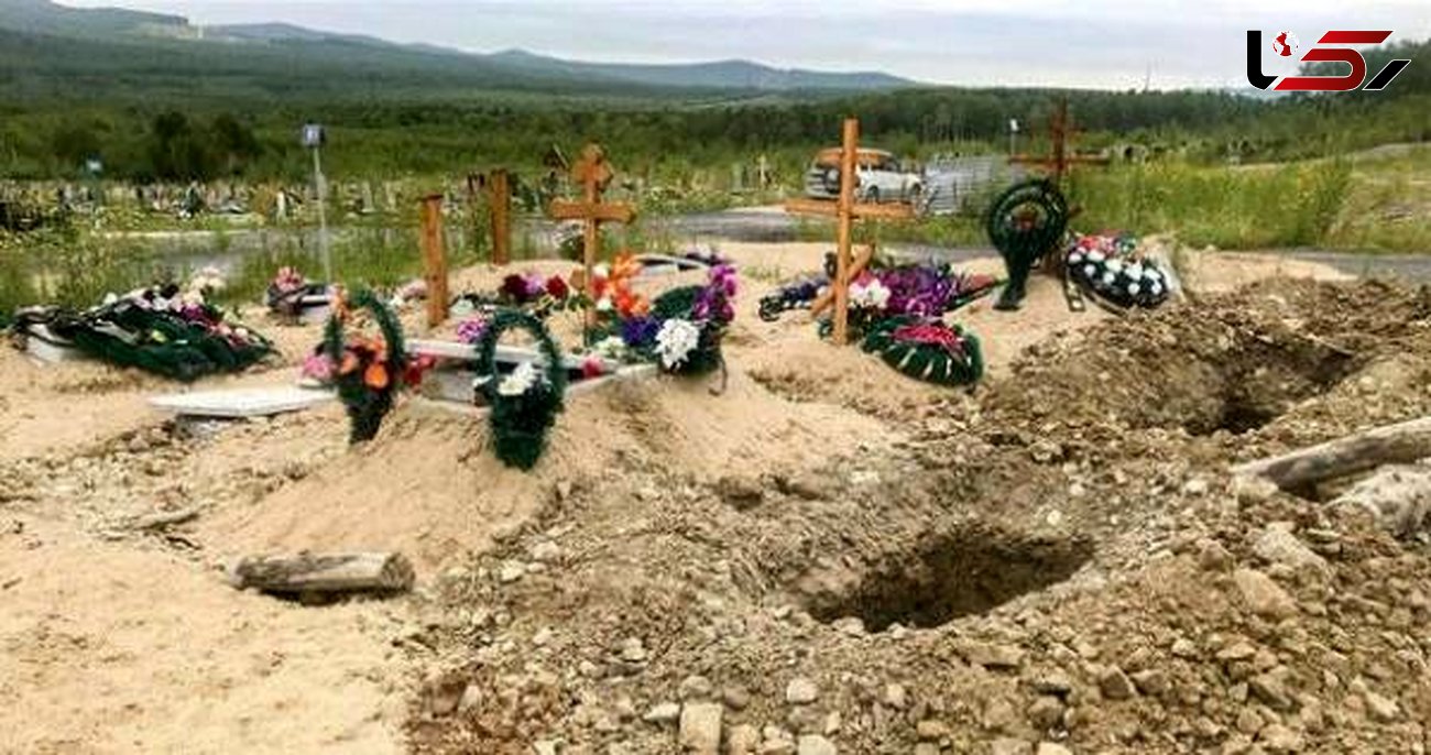 خورده شدن اجساد یک قبرستان توسط خرس / در روسیه رخ داد +عکس عجیب