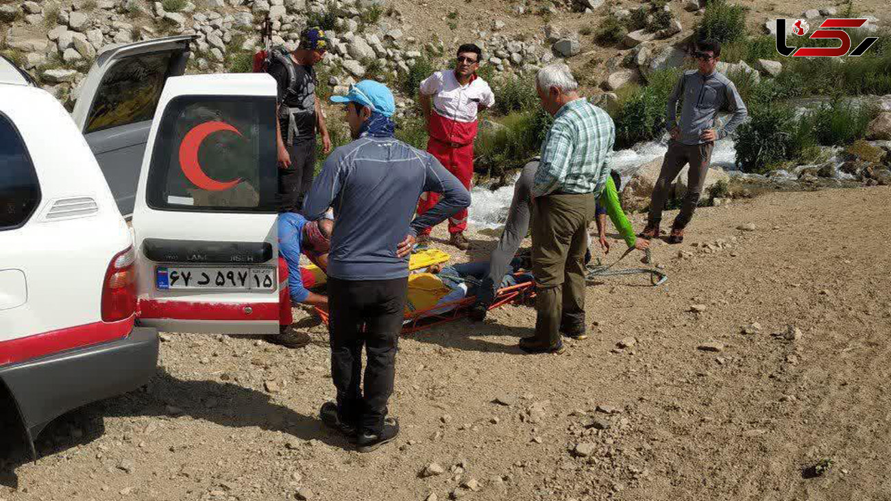 انتقال پیکر کوهنورد سقوط کرده در کوه بزقوش سراب