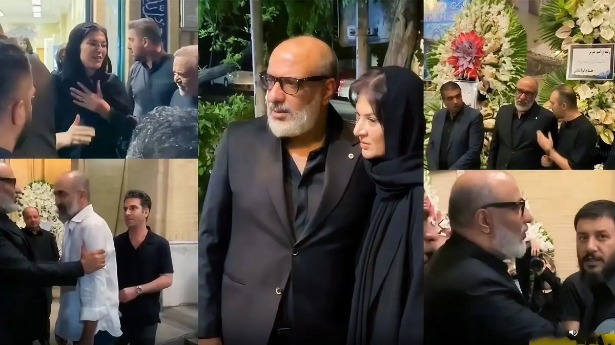 نگاهی به حضور بازیگران در مراسم ختم مادر ریما رامین فر / از جواد عزتی و محسن تنابنده تا نسرین نصرتی و فریبا نادری