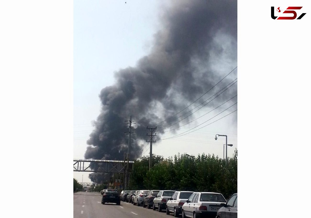 محرز شدن مرگ یک نفر در آتش‌سوزی گسترده کارخانه تولید مواد شیمیایی
