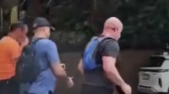 فیلم ورزش صبحگاهی رئیس جمهور فرانسه در هند