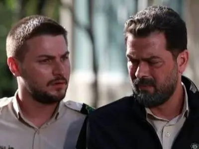 فیلم/ گریم و استایل متفاوت دارا حیایی، هاشم سریال "از سرنوشت" و پژمان بازغی در پشت صحنه‌ی یک کار مشترک