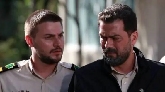 گریم و استایل متفاوت دارا حیایی، هاشم سریال "از سرنوشت" و پژمان بازغی در پشت صحنه‌ی یک کار مشترک