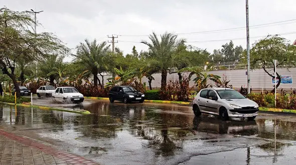 آغاز بارش باران در جنوب کشور