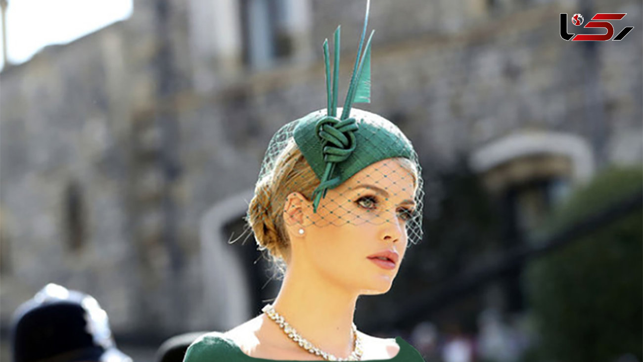 قیافه قبل از جراحی پلاستیک زیباترین زن میهمان عروسی سلطنتی انگلیس + عکس
