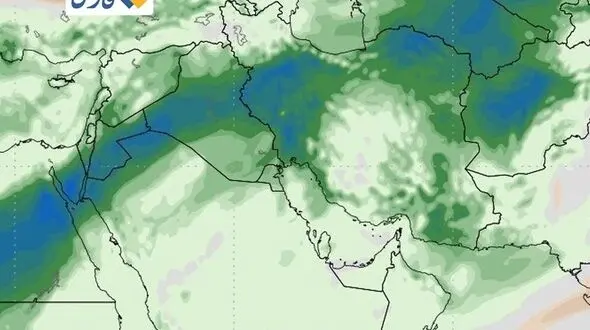 کریدور رطوبتی در راه خاورمیانه؛ احتمال بارش در بخش‌هایی از ایران