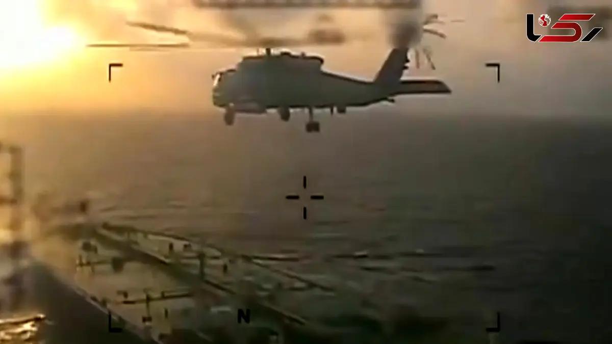 فیلم عملیات نیروهای آمریکایی روی نفتکش ونزوئلایی