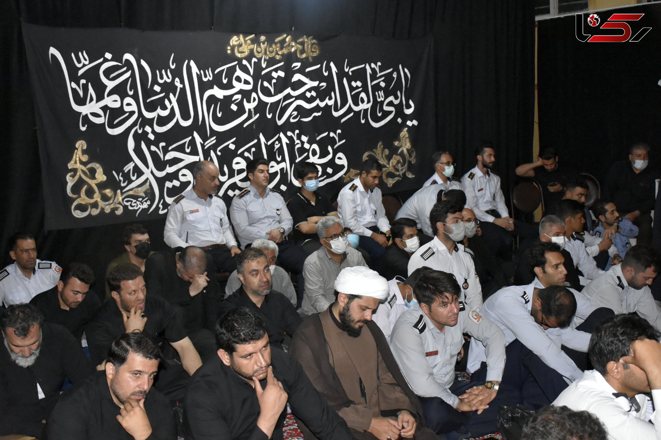 مراسم یادبود شهدای آتش نشان در کرمانشاه 