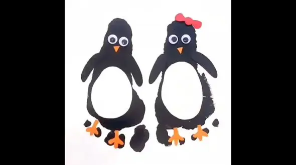 نقاشی های جالب با کف پا + فیلم