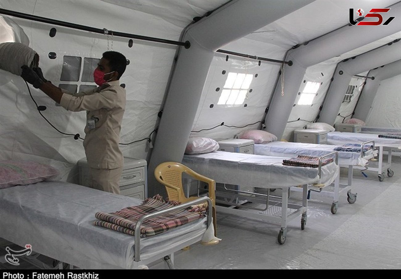  بهره برداری از بیمارستان صحرایی رشت در مدت کمتر از یک هفته 