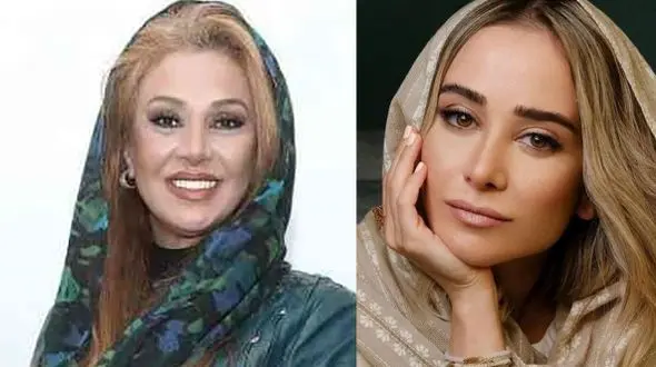 عکس های سلبریتی ها /  شباهت جالب الناز حبیبی و نسرین مقانلو با خواهرهایشان !