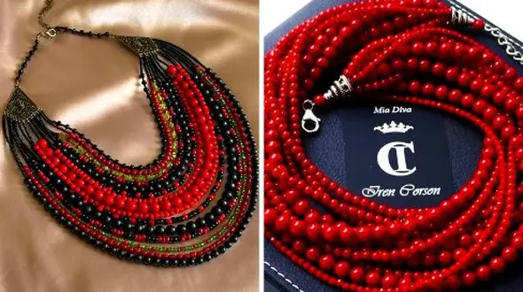 15 مدل گردنبند قرمز مرجانی که استایل شما را متمایز می‌ کند