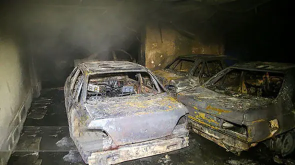 فیلم و عکس از آتش‌سوزی مرگبار در قم / 4 تن کشته شدند