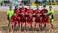 پیروزی تیم ملی فوتبال ساحلی مقابل آذربایجان