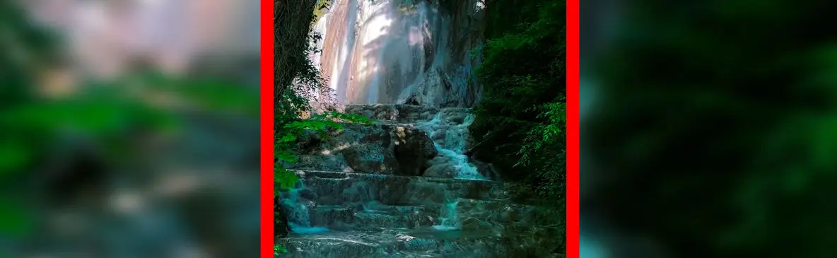 فیلم آبشار آهکی اسکیلیم در جنگل‌های لفور