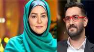 فیلم/ شوخی نعیمه نظام‌دوست با پاپیون قرمز لباس نیما شعبان‌نژاد/ گربه اشرافی کی بودی تو؟؟؟