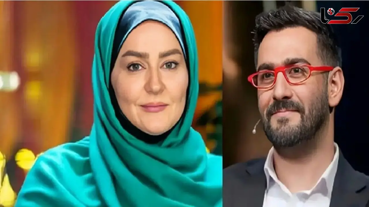 فیلم/ شوخی نعیمه نظام‌دوست با پاپیون قرمز لباس نیما شعبان‌نژاد/ گربه اشرافی کی بودی تو؟؟؟