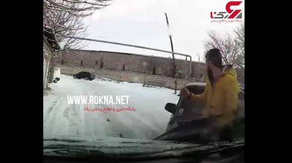 فرار زیرکانه پسر جوان از مرگ فجیع + فیلم / ارمنستان