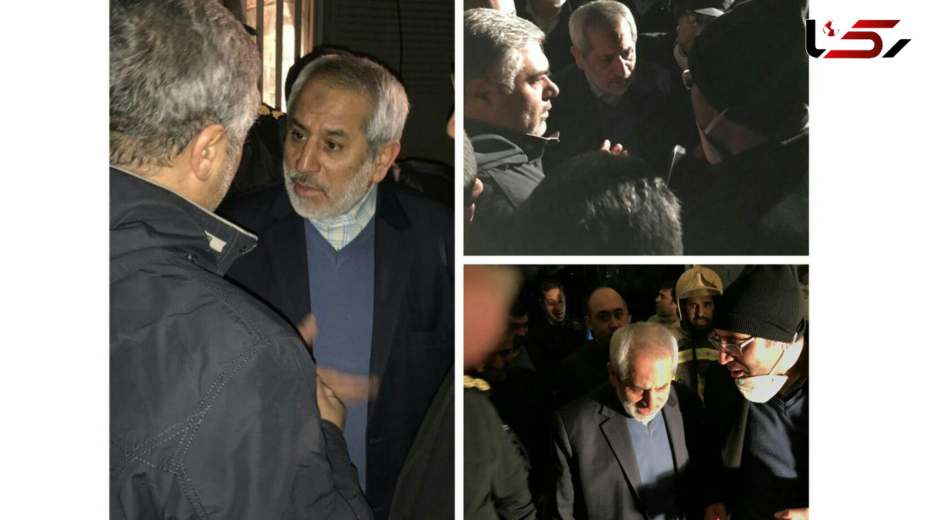 تشکیل پرونده حادثه ساختمان پلاسکو/ دادستان تهران در محل حادثه گفت+عکس