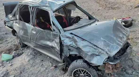 ۲ کشته و یک مصدوم بر اثر واژگونی پراید در اتوبان سهند- تبریز!