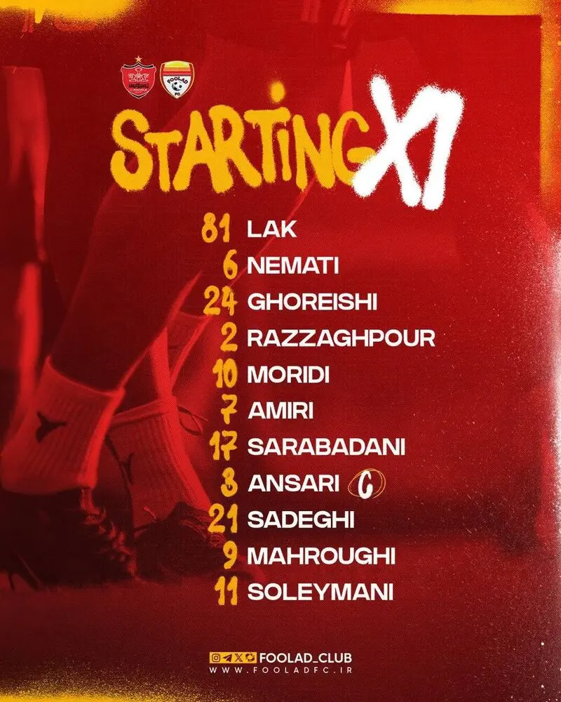 ترکیب پرسپولیس و فولاد
