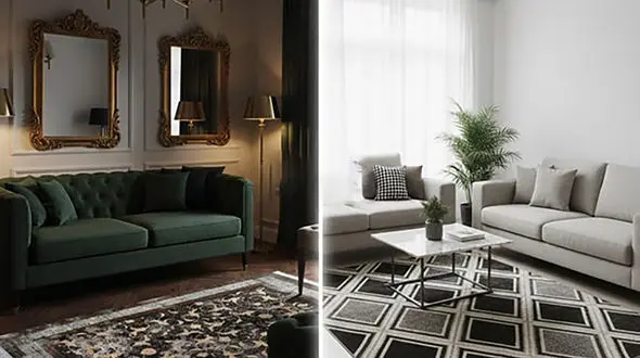 فرق فرش مدرن و وینتیج چیست؟ انتخاب هوشمندانه برای منزل شما