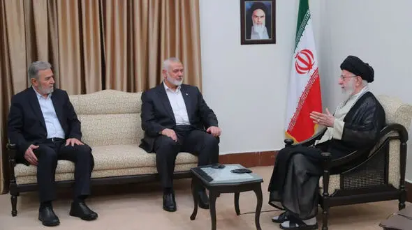 دیدارهای مقام معظم رهبری با میهمانان خارجی مراسم تحلیف دکتر مسعود پزشکیان نهمین رییس جمهور ایران 