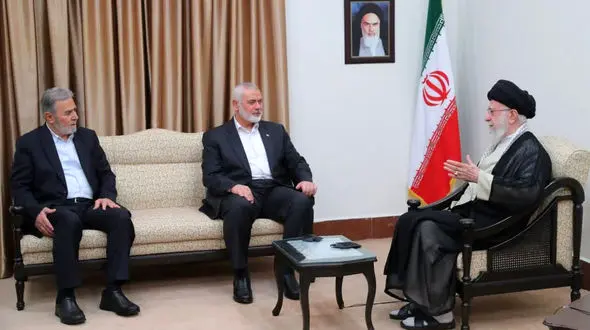 دیدارهای مقام معظم رهبری با میهمانان خارجی مراسم تحلیف دکتر مسعود پزشکیان نهمین رییس جمهور ایران 