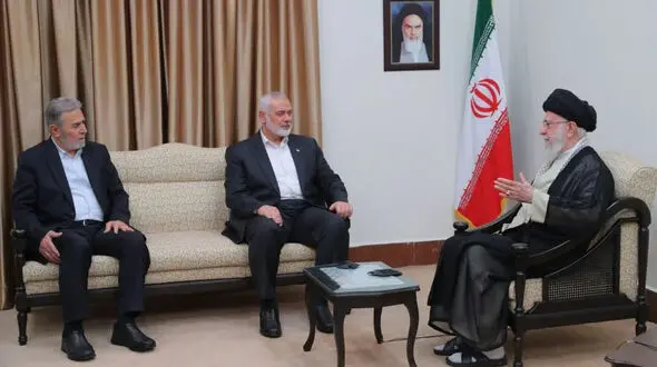 دیدارهای مقام معظم رهبری با میهمانان خارجی مراسم تحلیف دکتر مسعود پزشکیان نهمین رییس جمهور ایران 