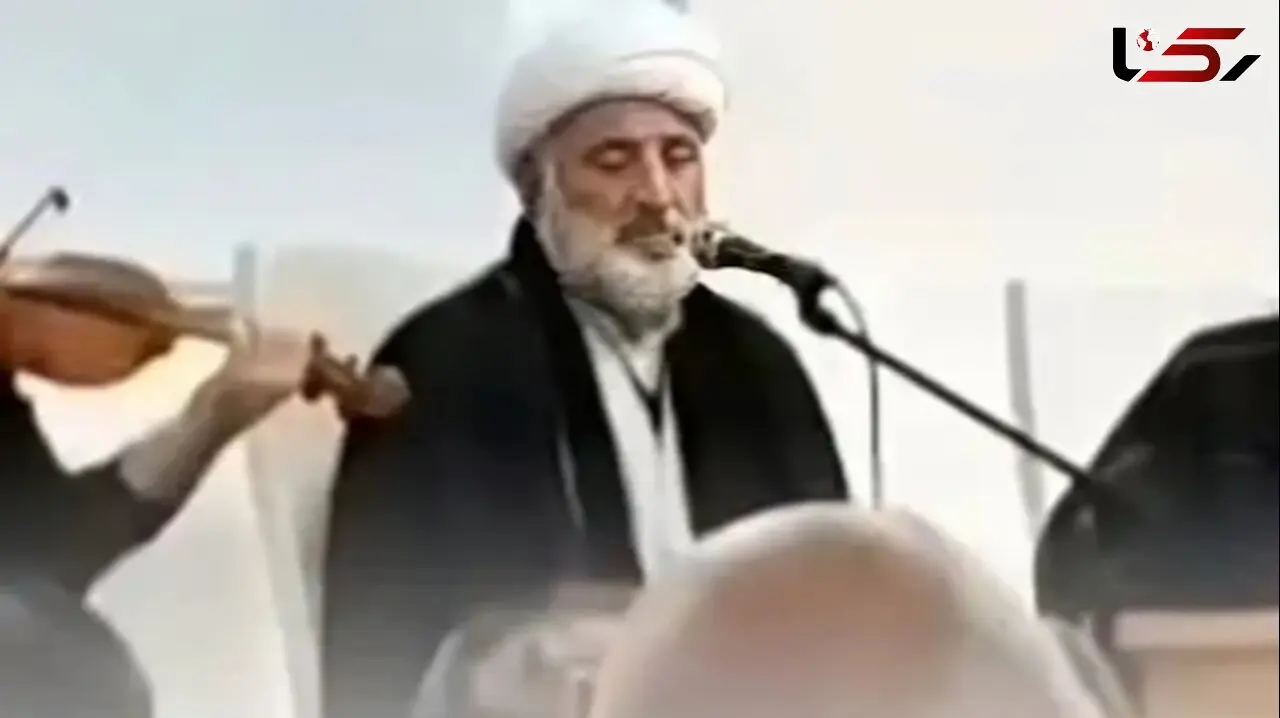 فیلم / مات و مبهوت شدن از آواز جگرسوز یک روحانی با ساز  ویولن ! / چه صدای پر قدرتی !
