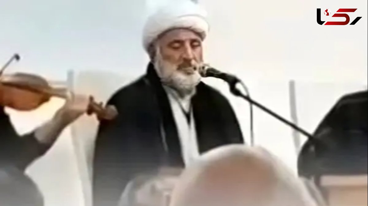 فیلم / مات و مبهوت شدن از آواز جگرسوز یک روحانی با ساز ویولن ! / چه صدای پر قدرتی !