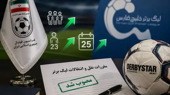 انقلاب در قوانین نقل‌وانتقالات لیگ برتر/ سهمیه جذب بازیکن افزایش یافت