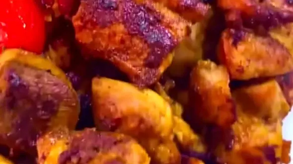 جوجه کباب تابه ای بهترین شام برای امشب + فیلم