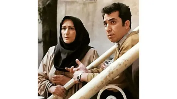  جوانی های سیامک انصاری در کنار خانم بازیگر مشهور + عکس