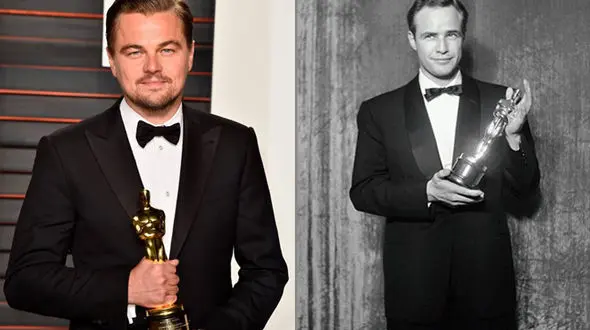 مجسمه گمشده اسکار مارلون براندو در خانه دی کاپریو  + عکس