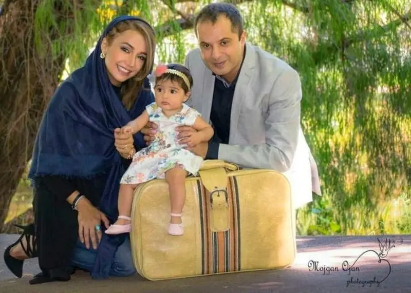 شبنم قلی‌خانی و همسرش