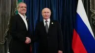 پوتین در دیدار با پزشکیان: روسیه برای حل بحران خاورمیانه در کنار ایران است