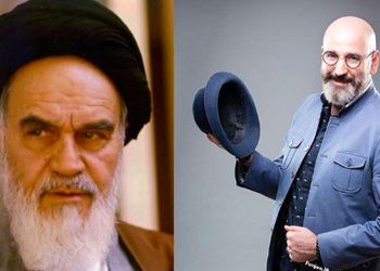 گریم سخت و سنگین شازده مفخم سریال "گیلدخت"، صالح میرزاآقایی، برای بازی در نقش امام خمینی/ بنظرتون شبیه ایشون شدن؟