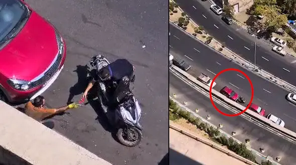 فیلم / سرقت از خودروی یک زن پژوهشگر تهرانی در دارآباد / دوربین شهروندان دزدان را شکار کرد