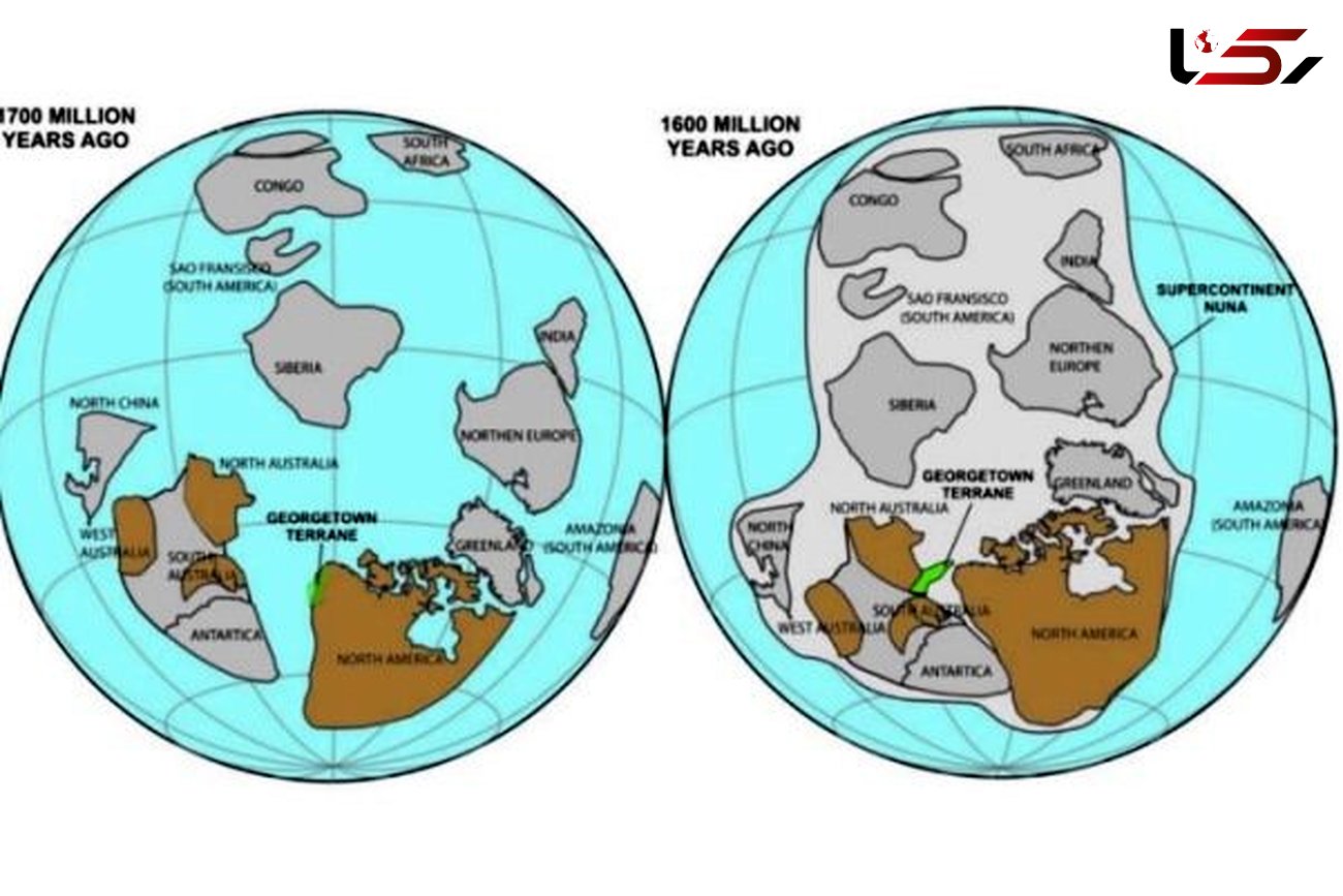 بیش از یک میلیارد سال قبل این دو کشور بهم چسبیده بودند