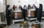 آیین سنتی پخت آش باران در برزک؛ نذر باران برای سرسبزی باغ‌ ها + فیلم