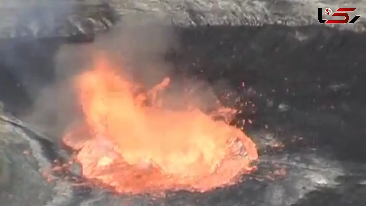 شوخی وحشتناک در دهانه آتشفشان خشمگین + فیلم و عکس
